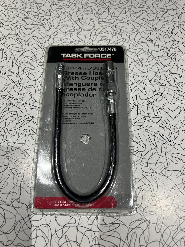 Task Force Grease Hose With Coupler