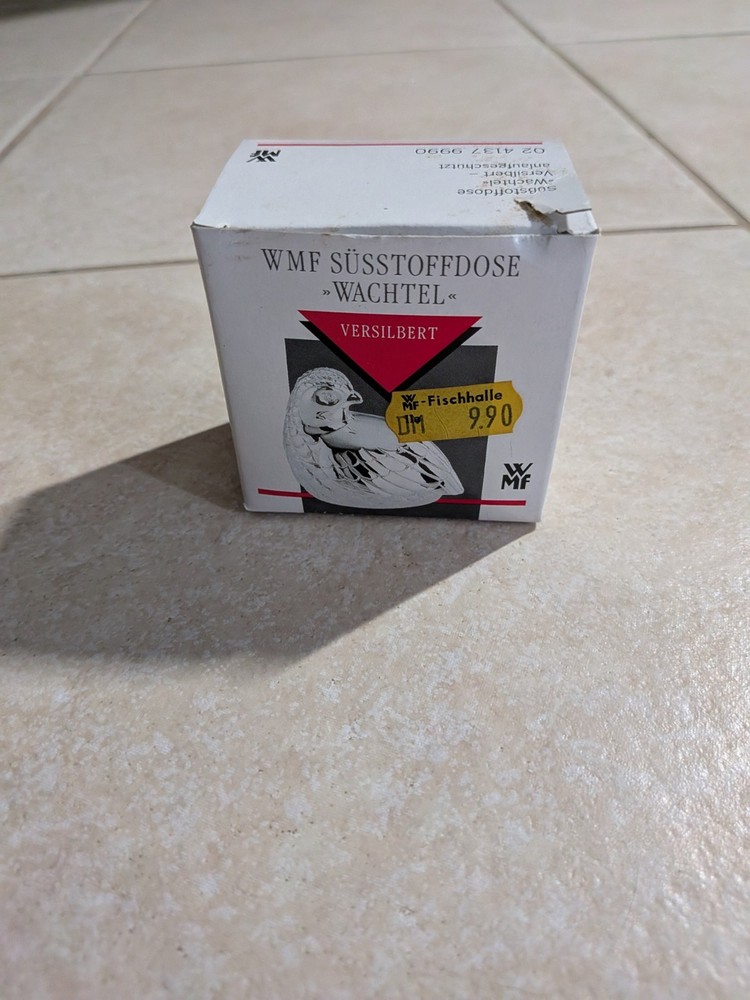 Vintage WMF Silver Plated Quail Sweetener Dispenser - Wachtel - West Germany