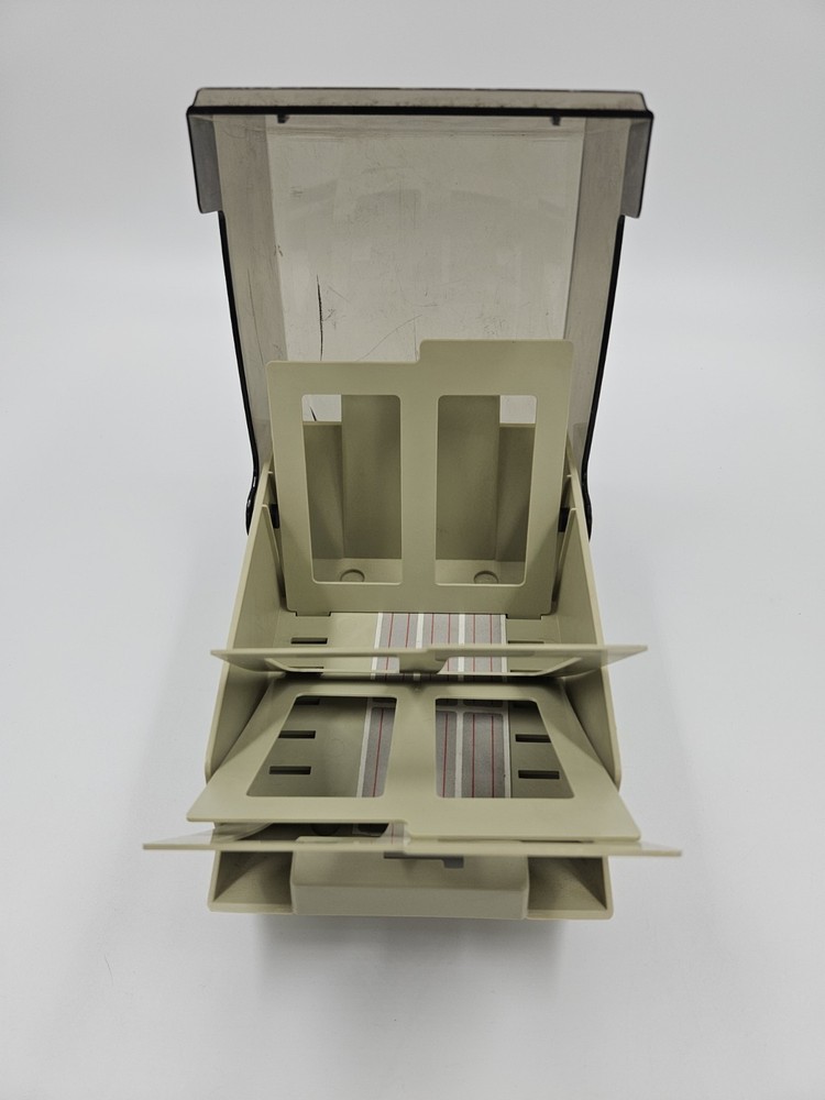 Data Case 5.25 Inch Floppy Disk Storage Box Case Holder With 4 Dividers