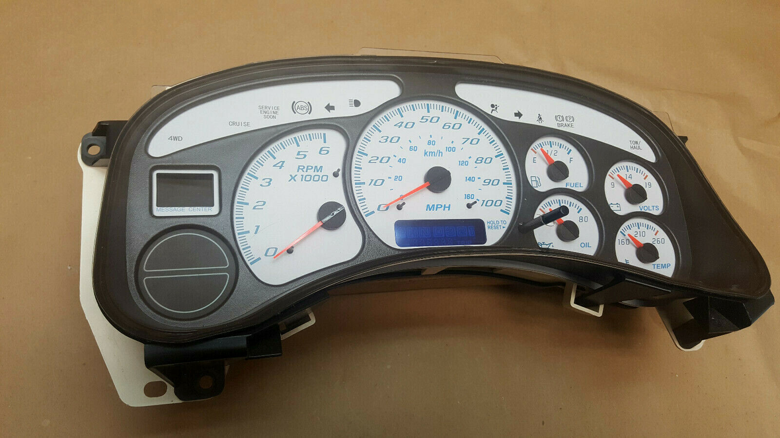 1999-2002 SILVERADO SIERRA TAHOE INSTRUMENT GAUGE CLUSTER SPEEDOMETER REMAN!