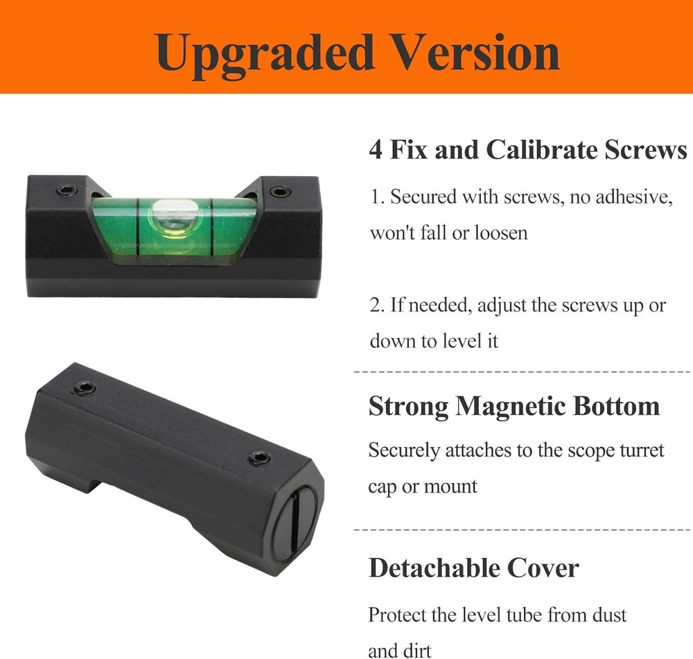 Hawthy Scope Leveling Kit Scope Bubble Level Megnet Level