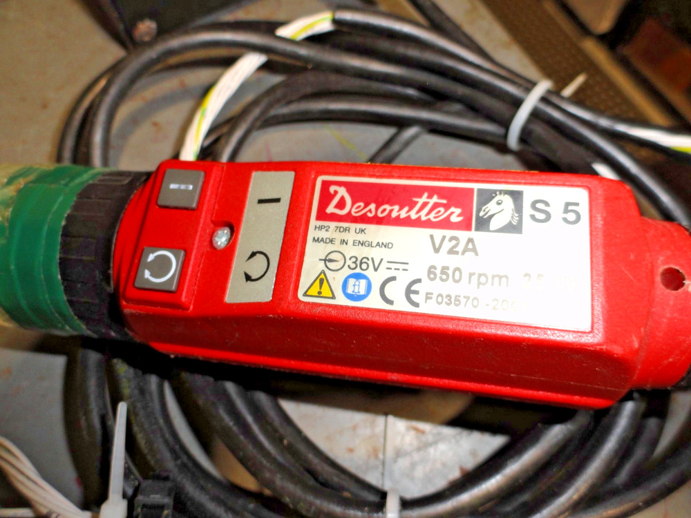 Desoutter ESP6 Low Voltage Electric Screwdriver Programmer W/2 SCREWDRIVERS