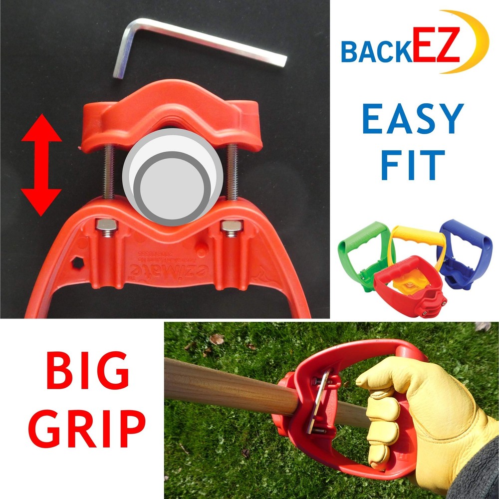 Back-Saving Tool Handle Labor-Saving Ergonomic Shovel or Rake Handle Attachme...
