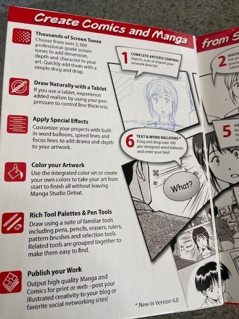 Manga Studio Debut 4( New) SmithMicro Software /Require s Mac/ Windows 7 /System