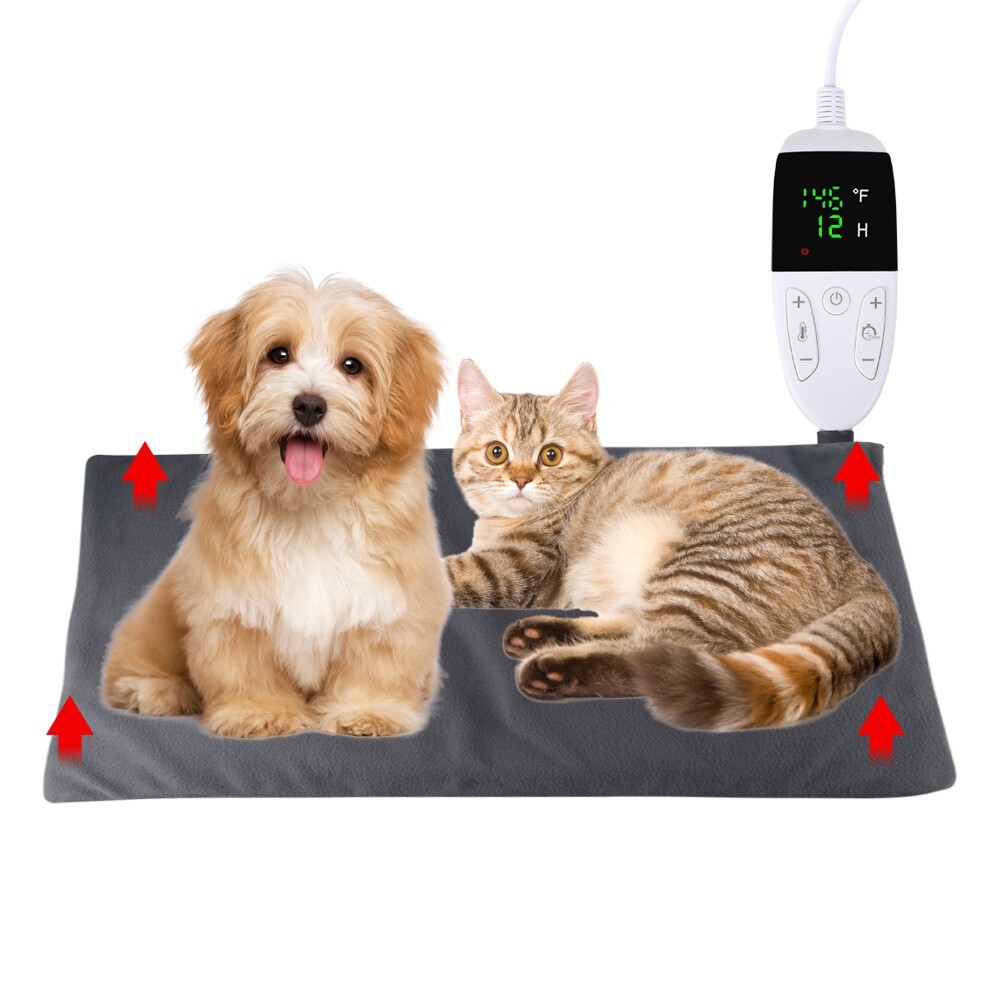 Large Pet Heating Pad Electric Blanket Waterproof Mat Warmer Washable Dog Cats