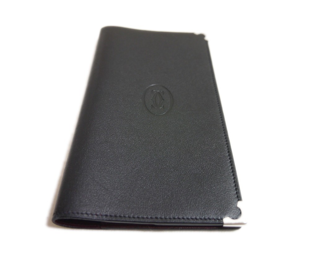 Authentic Cartier Notebook cover Leather #5245