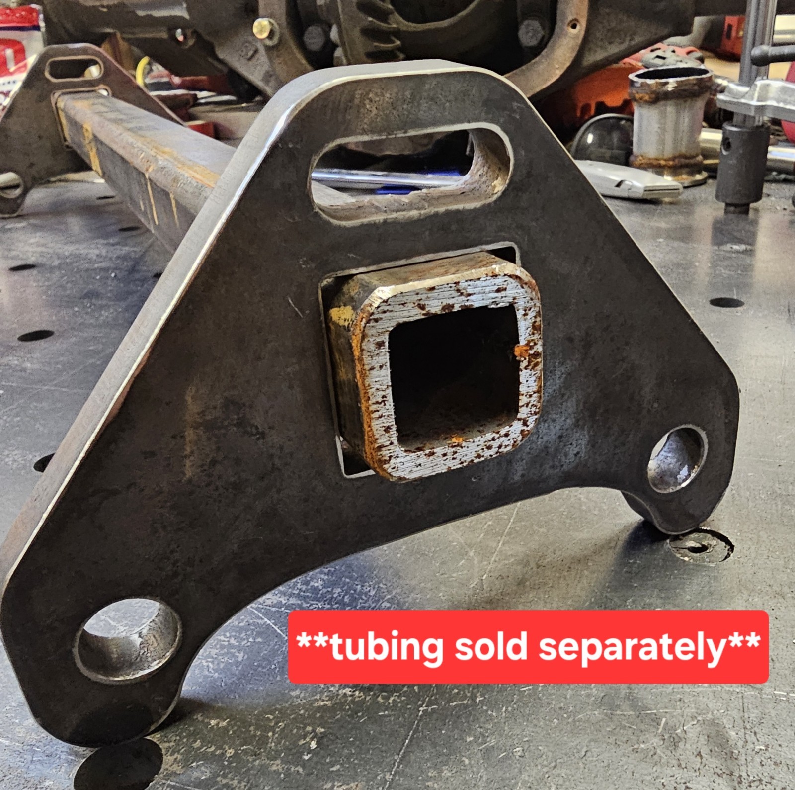 China Mini Excavator Drive Motor Reinforcement Brackets With Tie Down Slot