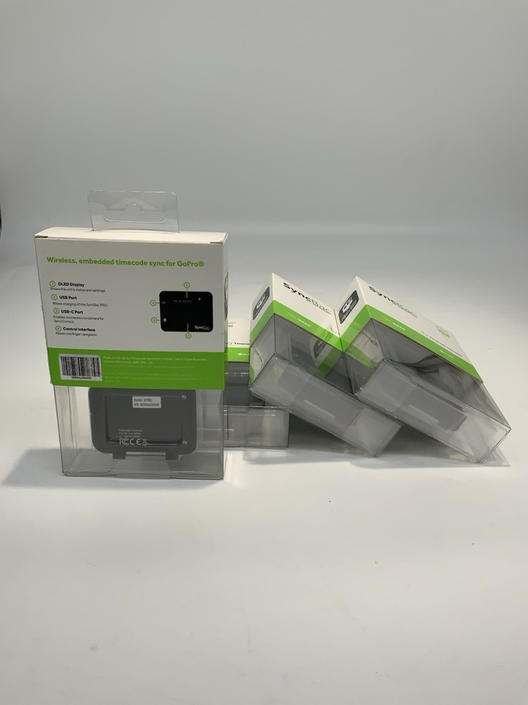 Lot of 4 - Timecode Systems SyncBac PRO USB-C for GoPro - Wireless TimeCode Sync