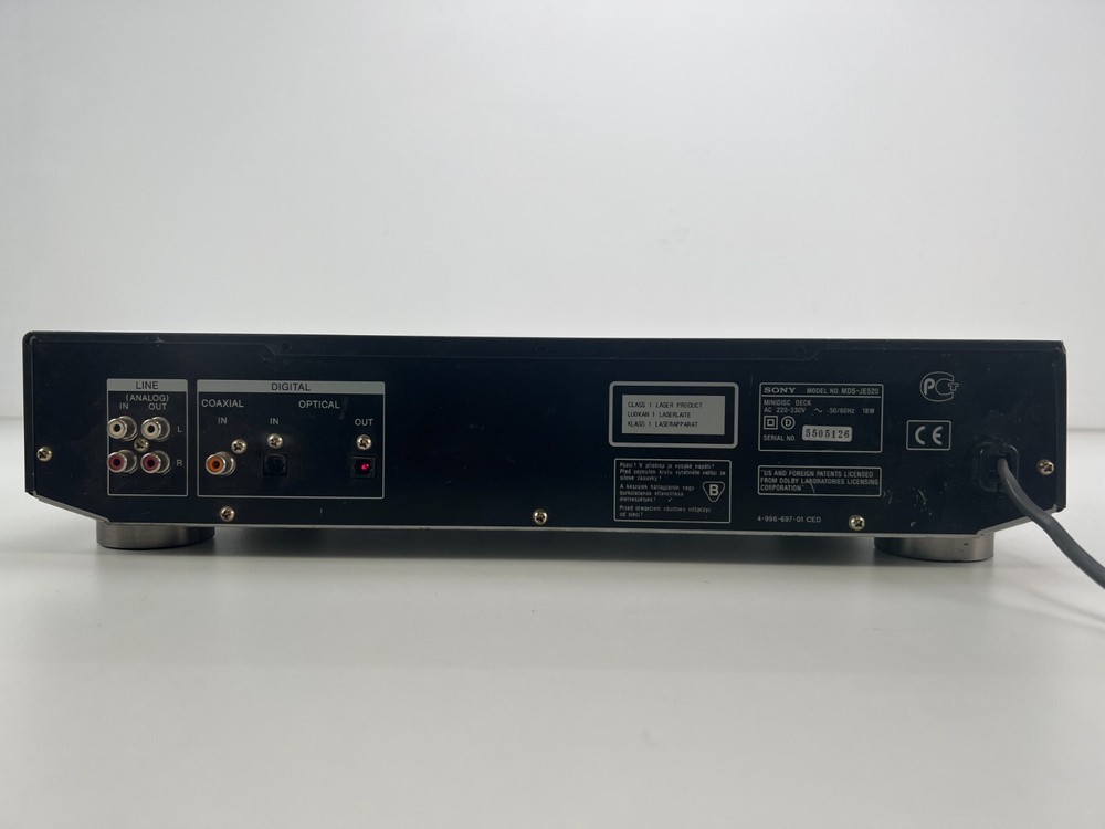 Sony MDS-JE520 - Mini Disc Deck