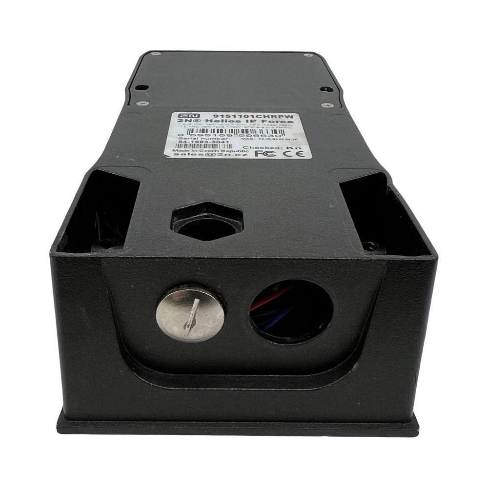 2N Helios IP Force Intercom 1 Button HD Camera Card Reader 9151101CHRPW Licensed