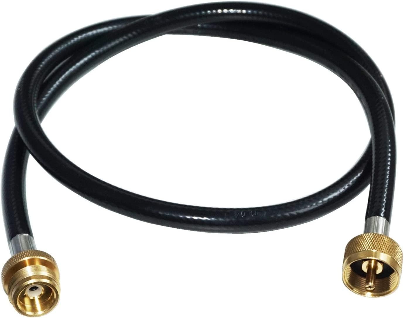 Secure 4-Foot Propane Torch Extension Hose for T and Y Connectors - Easy Install
