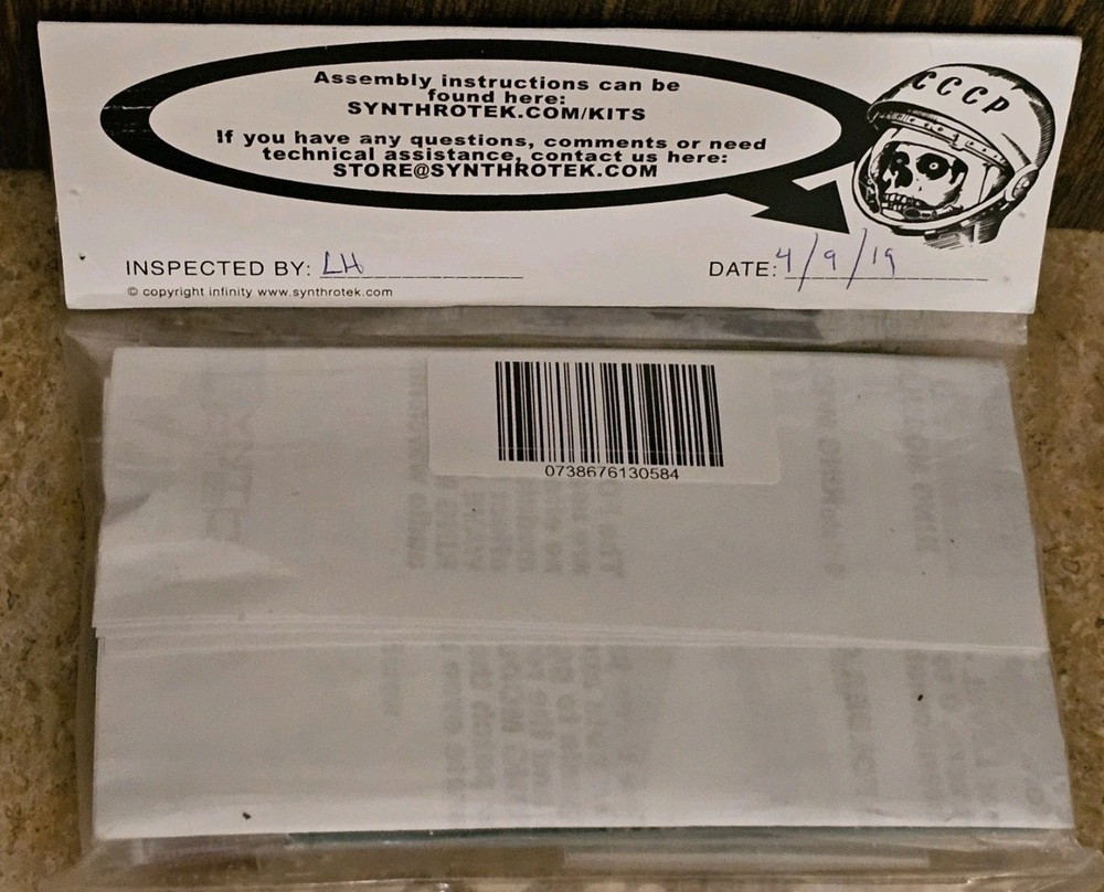 Synthrotek FOLD DIY Kit - Wavefolder / Ring Modulator Eurorack Module