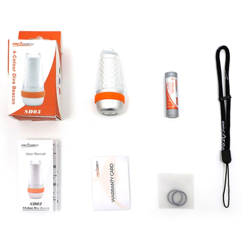 OrcaTorch SD03 Dive Beacon