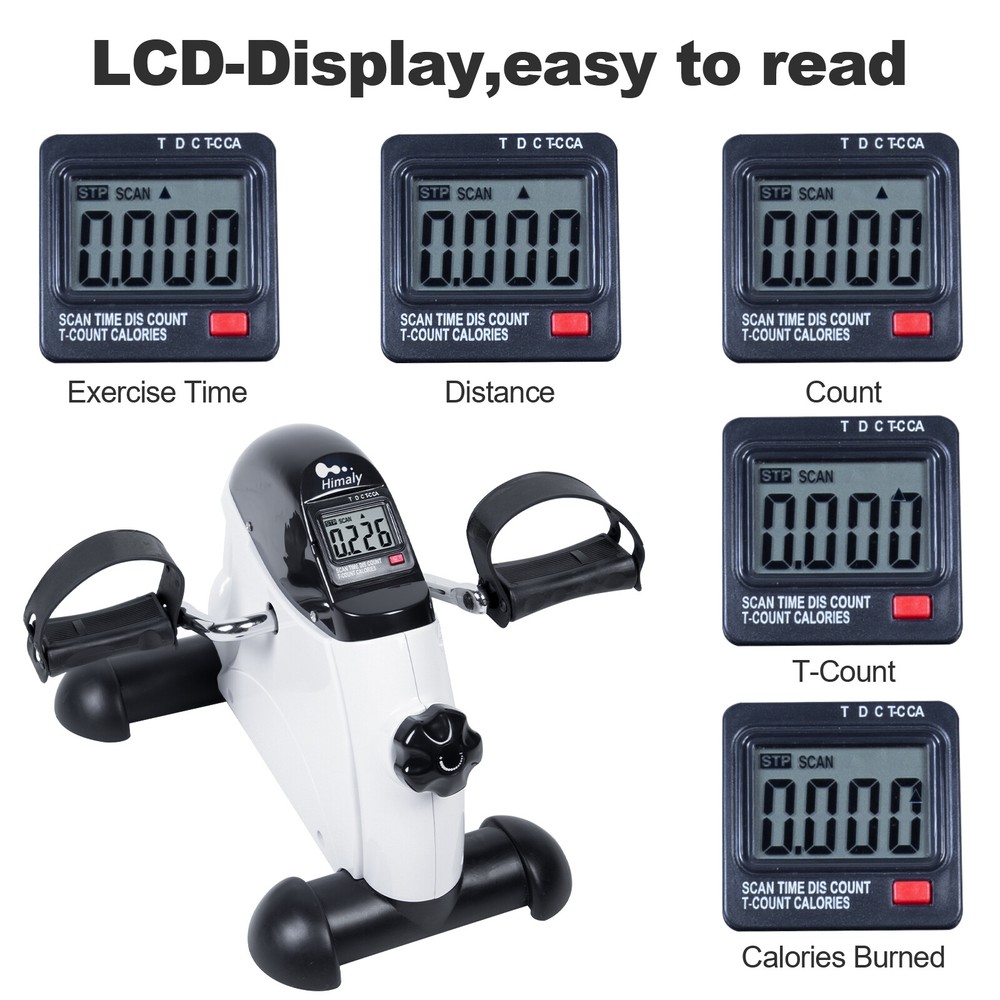 [Preloved] Mini Exercise bike Pedal Exerciser LCD Screen Display With Handle