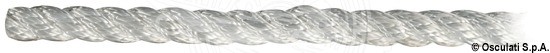Osculati 3-strand line black 16 mm
