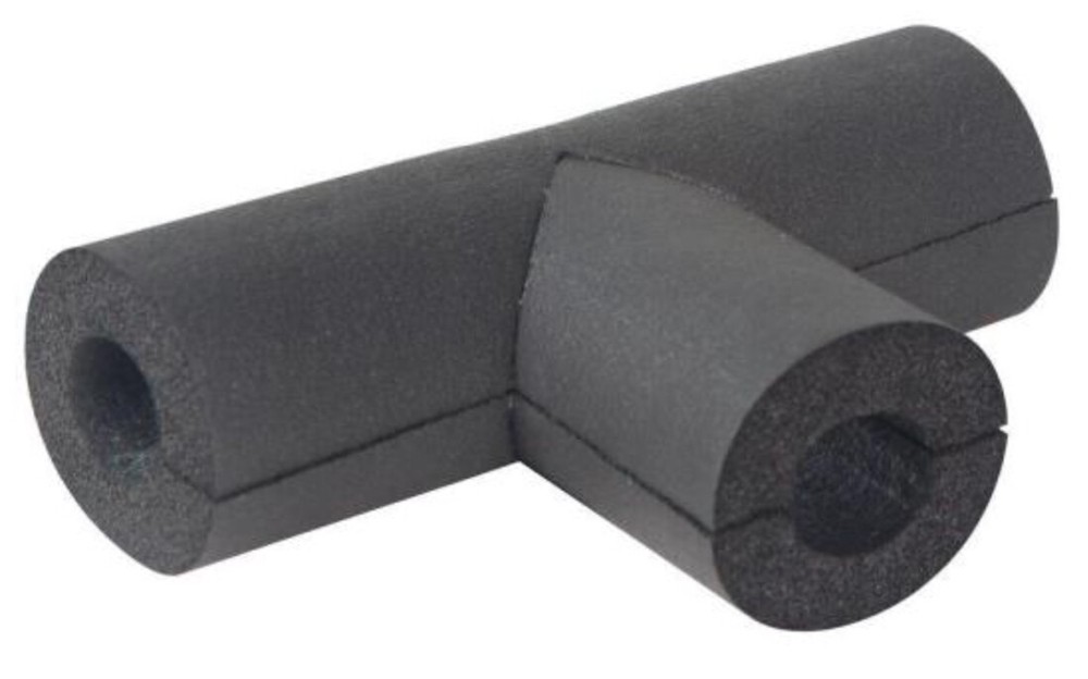 Everbilt 1 inch Foam Rubber Pre-Slit Pipe Insulation Tee