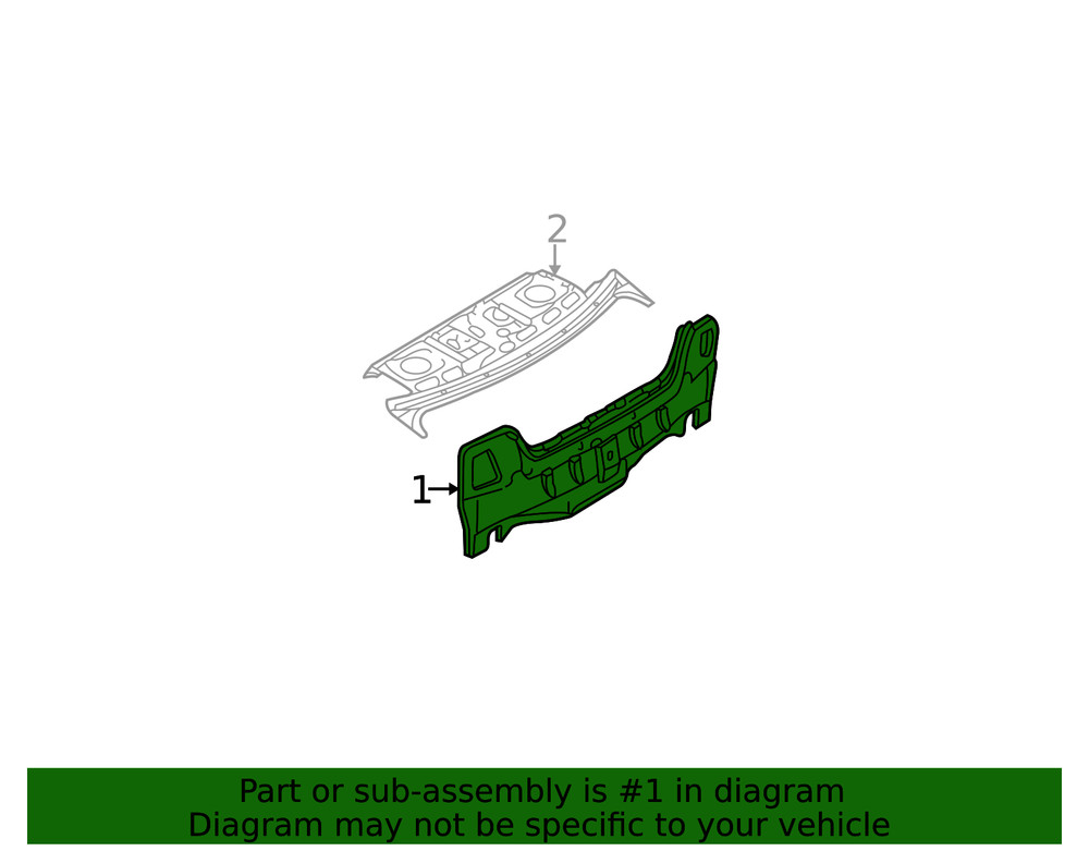 Genuine Nissan Rear Body Panel 79110-ZB030
