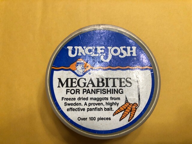 100 Maggots Freeze Dried Uncle Josh Ice Fishing Bait Reptile Spikes Add Water