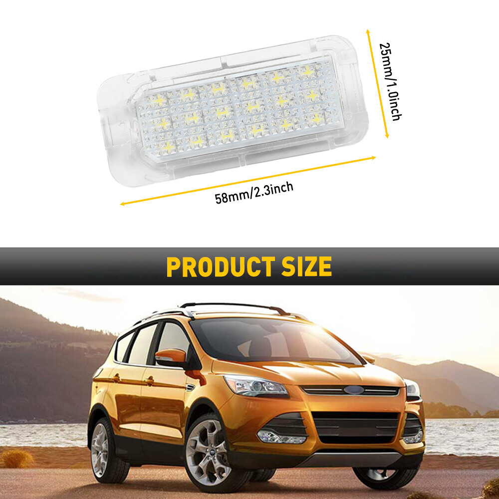 2x For Ford Escape 2013-19 LED License Plate Light Tag Lamp Assembly Replacement