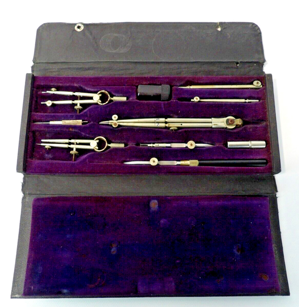 1940s Post USA 983 Drafting Set with Case Complete!