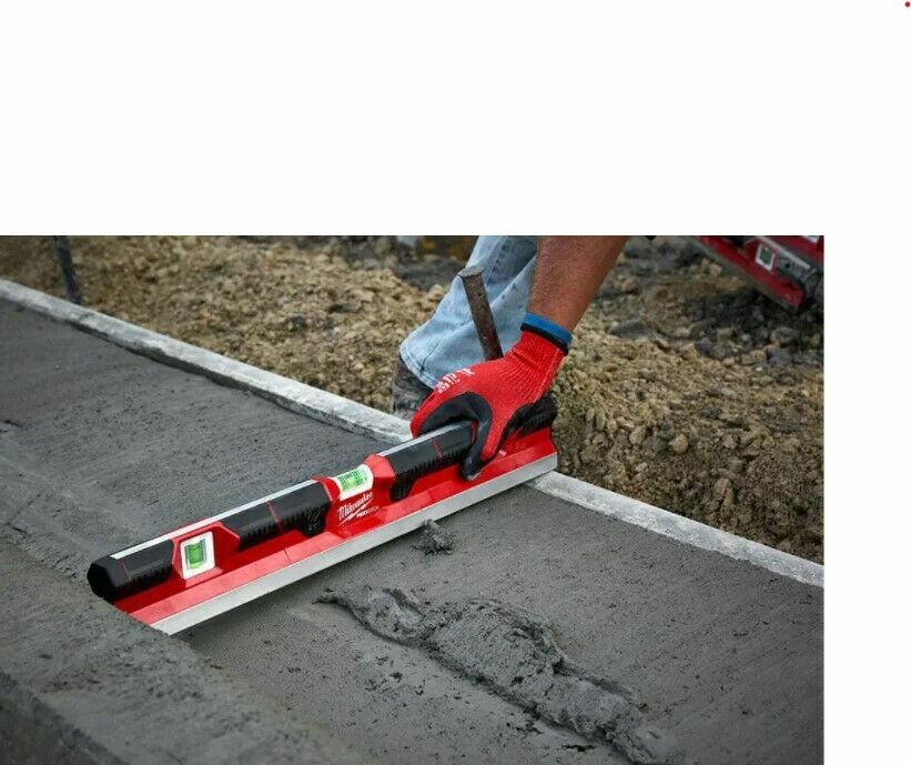 Milwaukee 72" Aluminum Redstick Concrete Screed Level Non Magnetic 6FT MLCON72