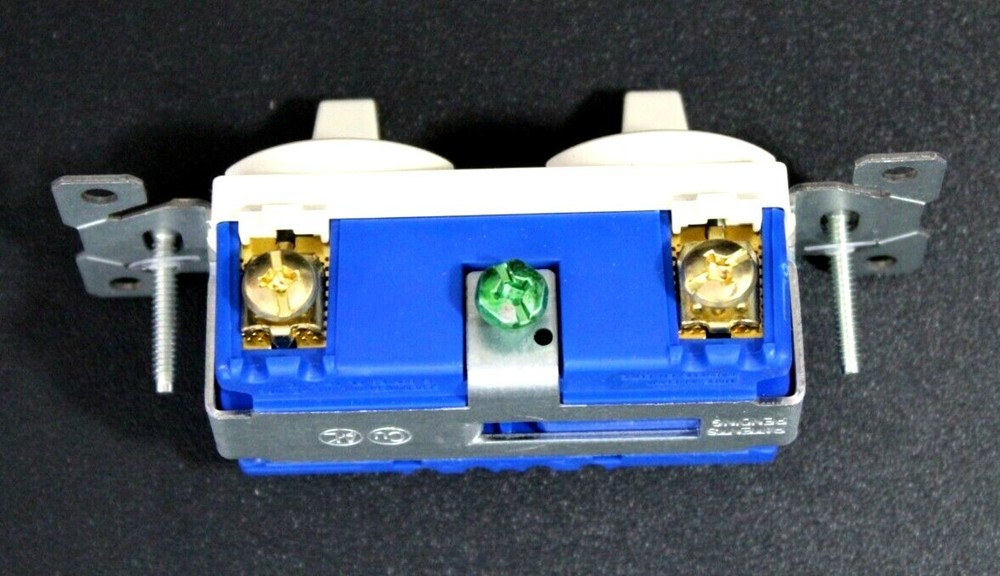 Combination Two Single Pole Toggle Switch Almond 15A (10 PACK) Cooper/Eaton 271A