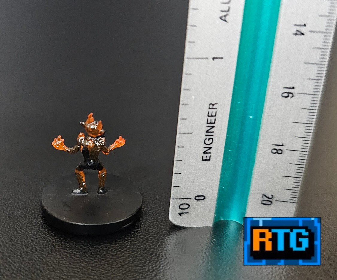 D&D Miniature - Magmin #1 - Dungeons and Dragons - Small Fire Elemental Monster