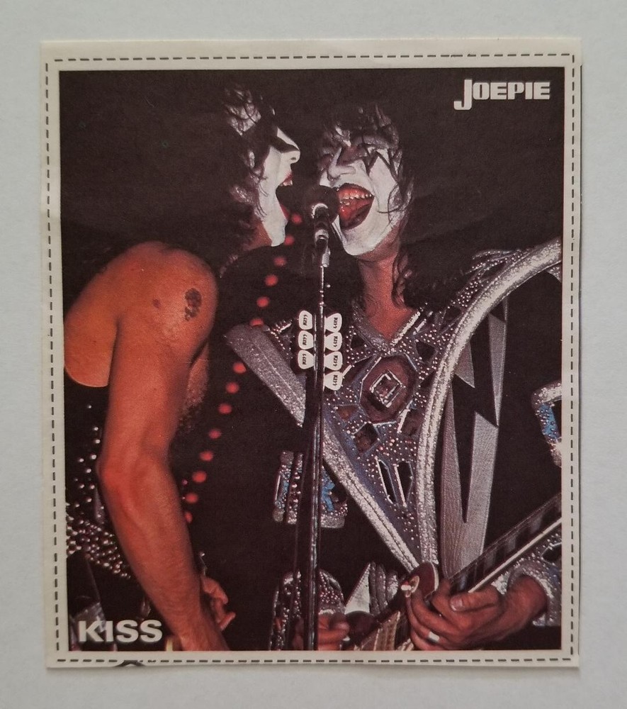 1978 1981 kiss Joepie Magazine Stickers (J07)