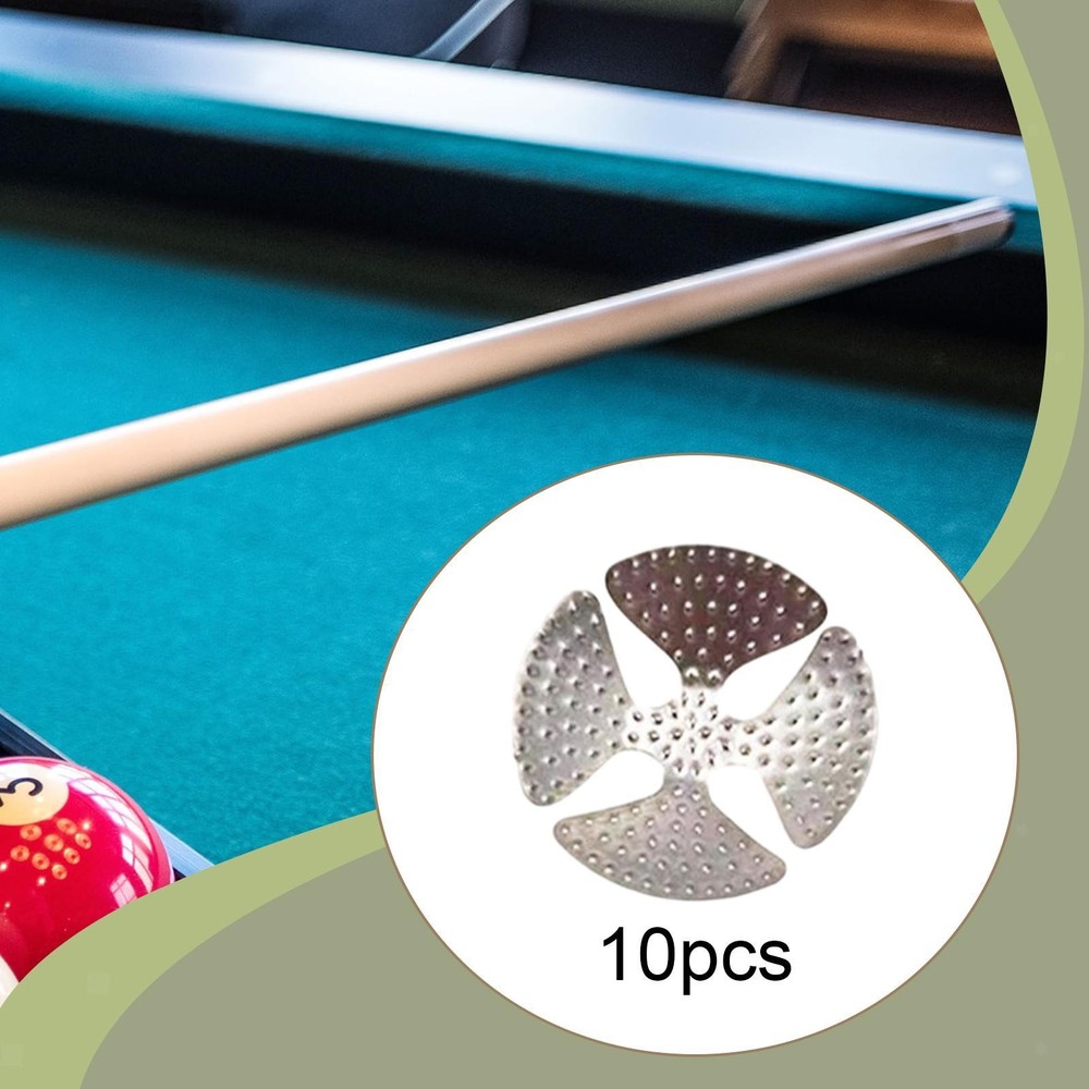 10x Pool Cue Tip Shaper Part Multifunctional Professional Billiard Accessory