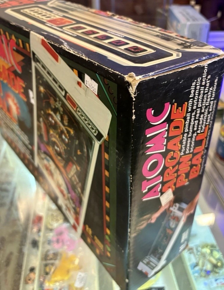 Vintage Atomic Arcade Pinball Machine TOMY