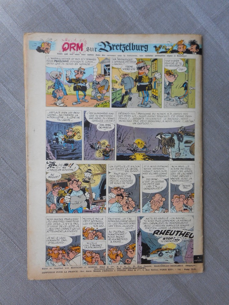 Spirou Weekly No. 1338 Good Condition Without More