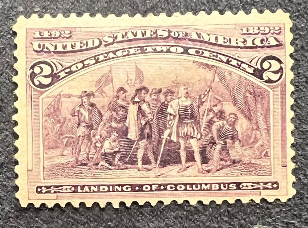 US Stamp # 231 Unused OG  Hinge Remnant
