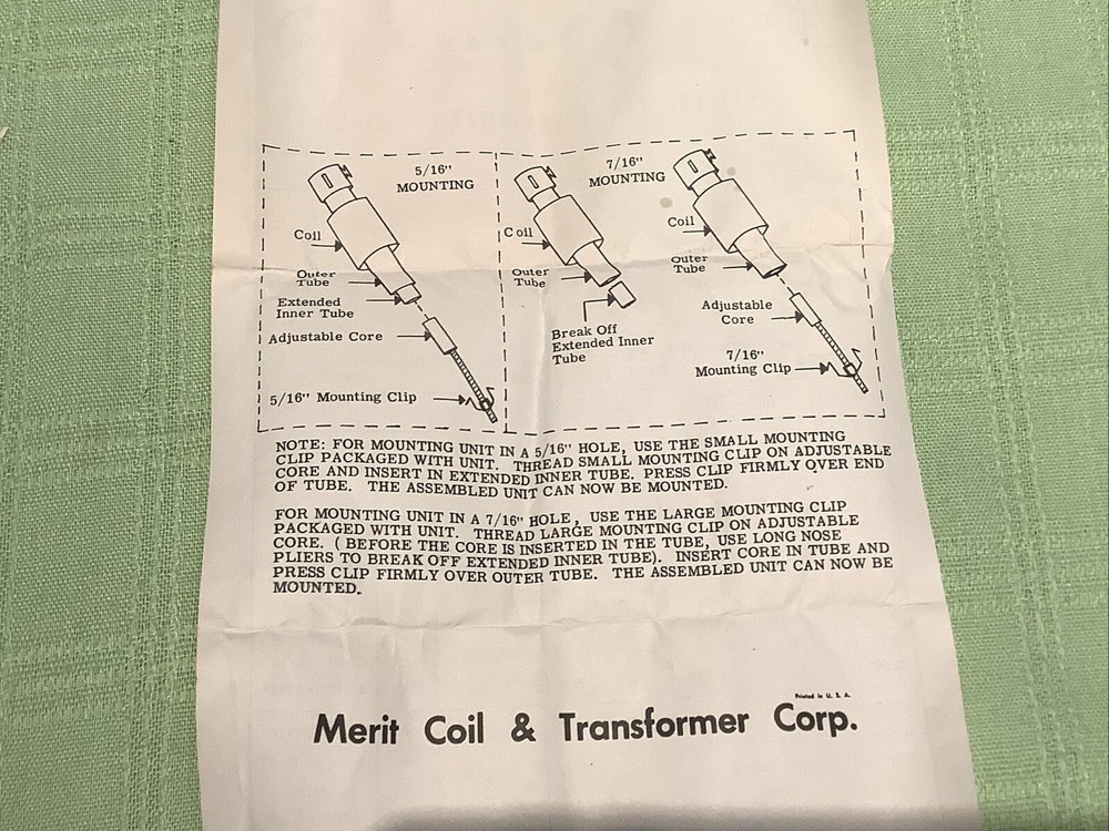 Merit MWC-10 Width Linearity Control With AGC AFC WDG.