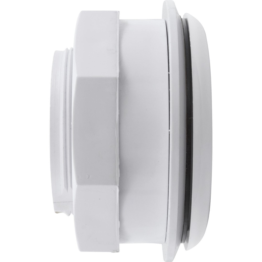 Wall Fitting, CMP, 3"hs, 1-1/2"mpt, 3-5/8"fd, w/Nut, White