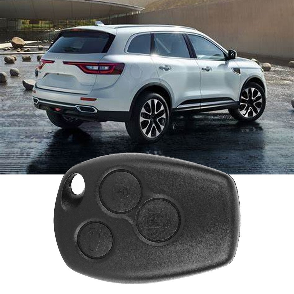 3 Button Key Fob Shell Case For Logan Sandero Clio