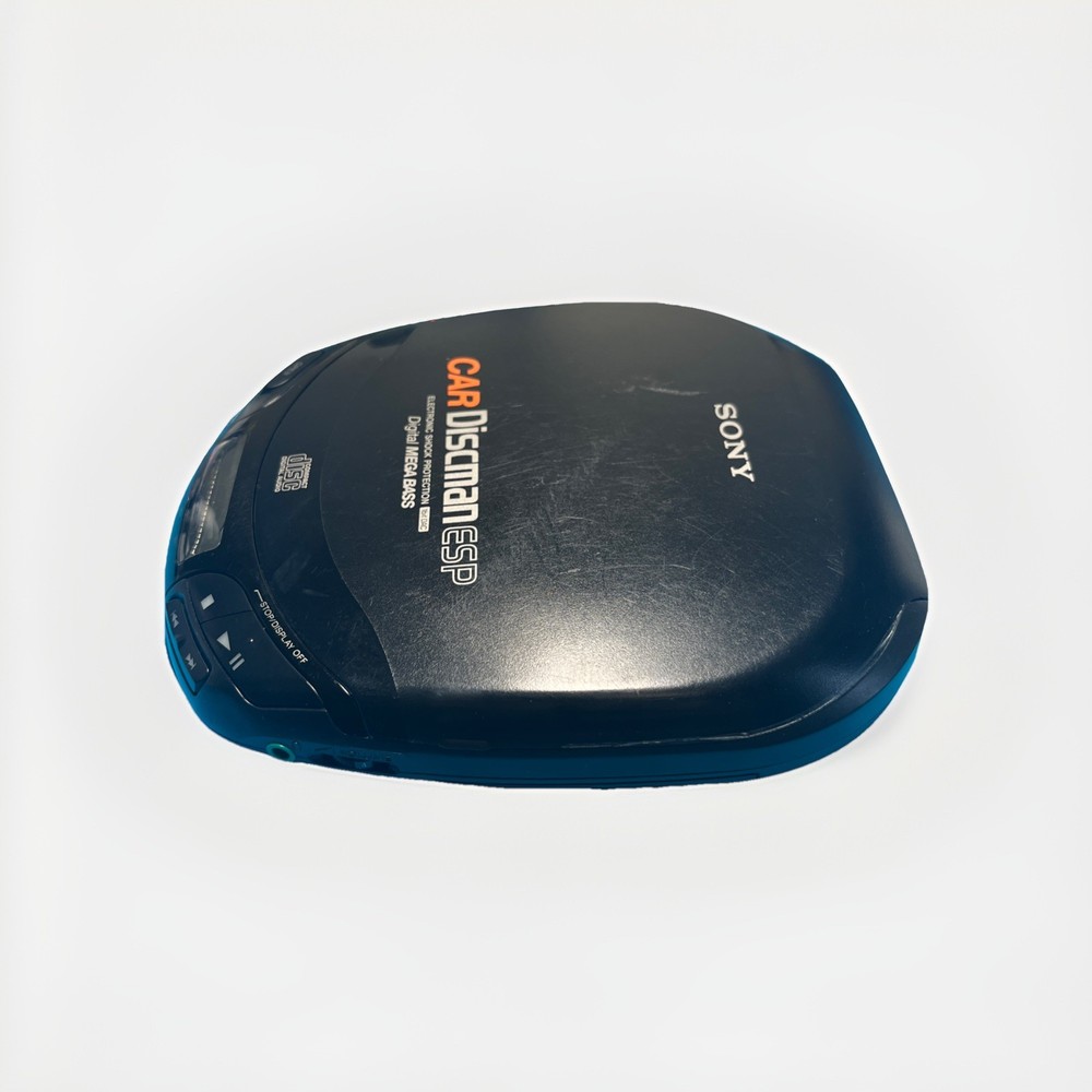 SONY Discman D-835K Portable CD Player, Tested, Serviced, Fully Working Bundle