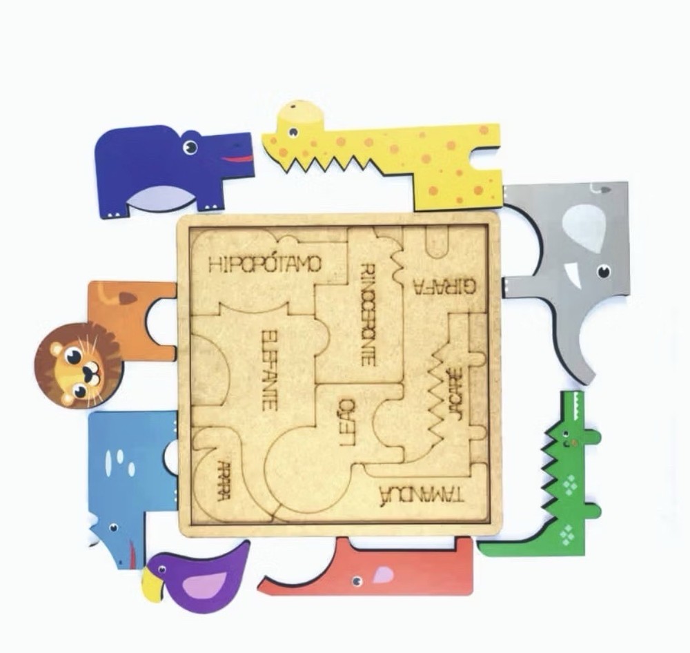 Animals Puzzle Thinking Smart