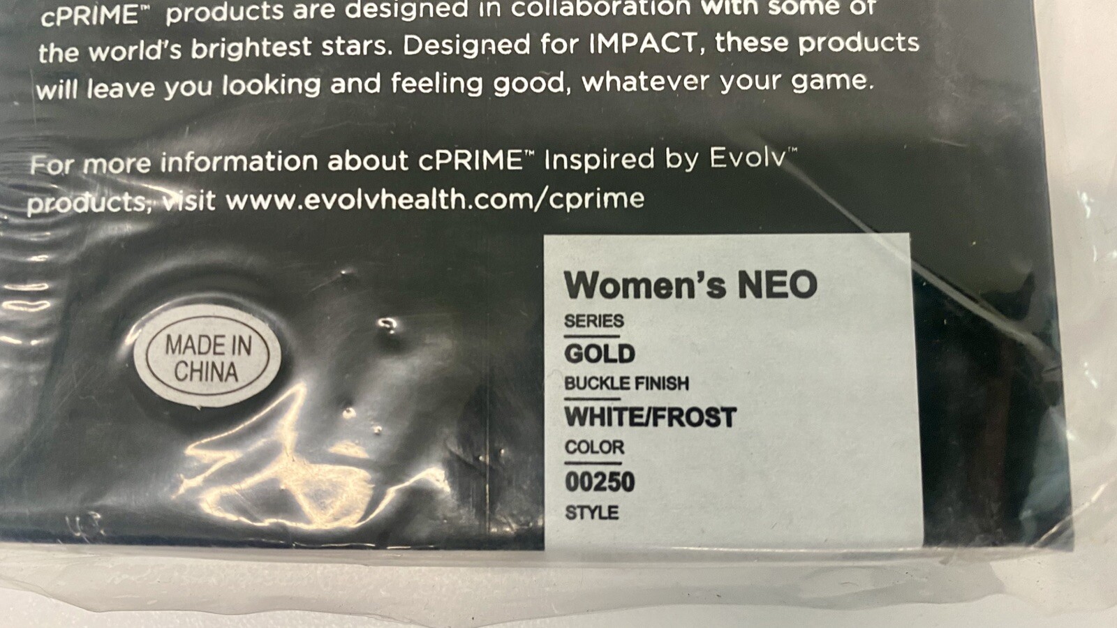 C Prime cPrime Neo - Women's Series Gold Buckle White/Frost Color