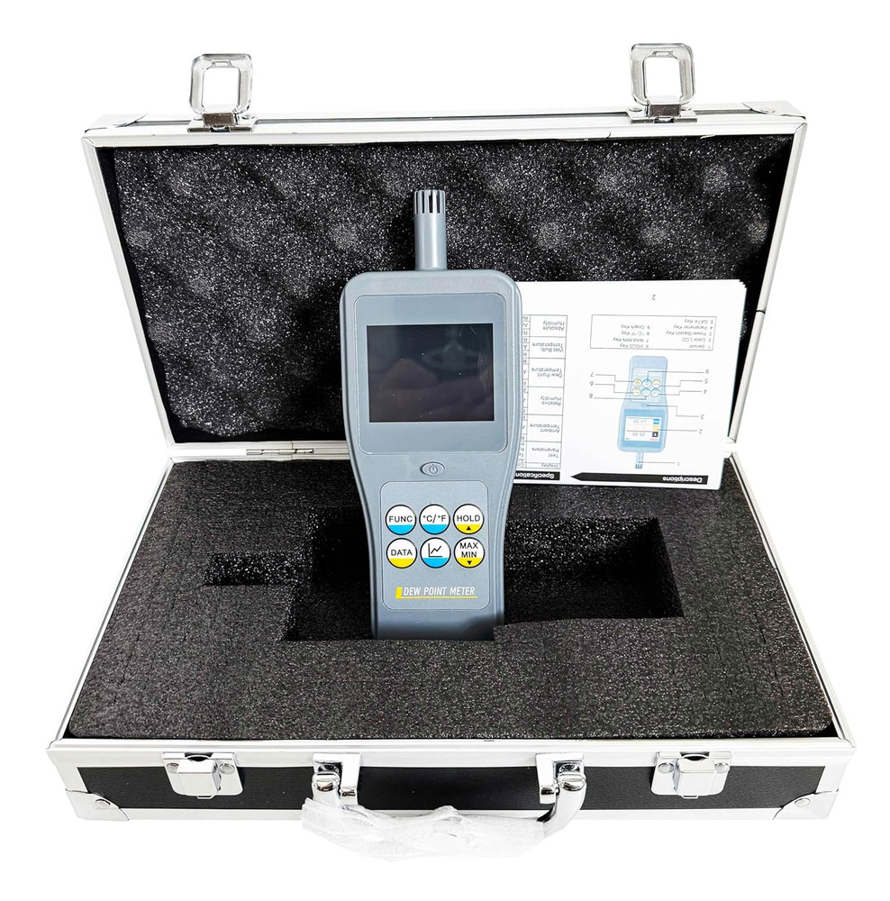 Handheld Integrated Dew Point Meter with PPMv Range 300~240000 LCD with Display