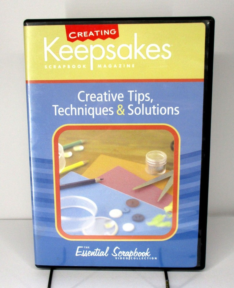 Creating Keepsakes Creative Tips, Techniques, & Solutions (DVD, 2006)