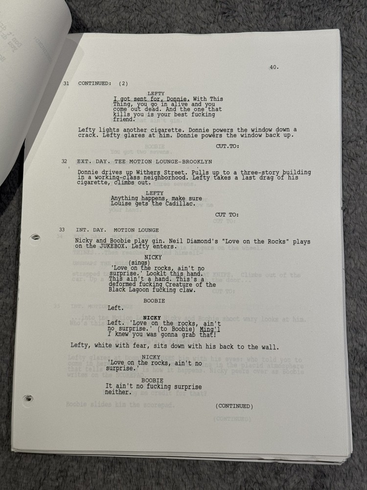 1992 Revised Draft DONNIE BRASCO by Paul Attanasio SCRIPT SCREENPLAY