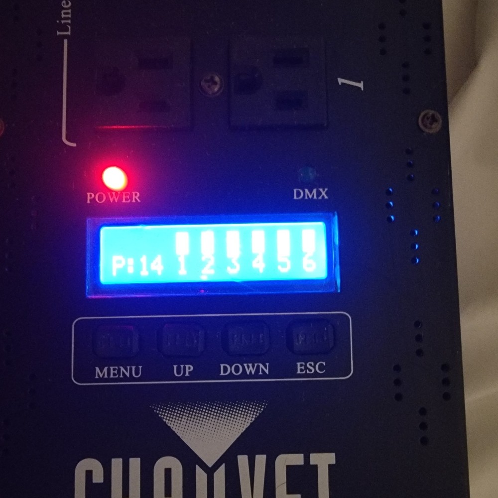 CHAUVET DJ Pro-D6 6-Channel Dimmer Pack Lighting Controller W/ DMX 512 DECODER