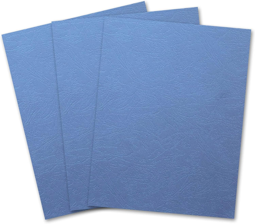 Binditek 100 Pack Grain Texture Paper Binding Presentation Covers, Letter Size