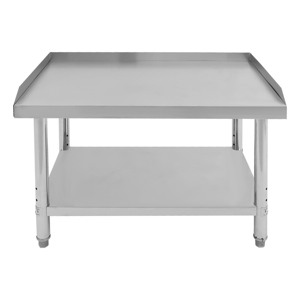 Commercial Work Table with Backsplash Sidesplash Prep Table for Kitchen Storage