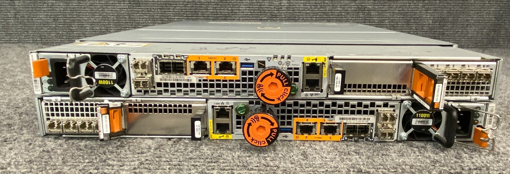 EMC OPE12 12-Bay Storage Array, 2x Controllers, 2x I/O Modules, 2x PSU (As Is)