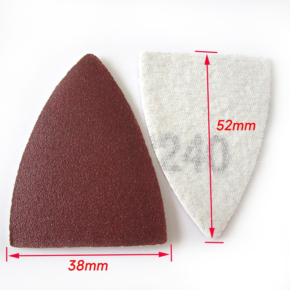 Sanding Sheets Hook and Loop Mouse Sanding Pads Sander Paper Triangle Discs