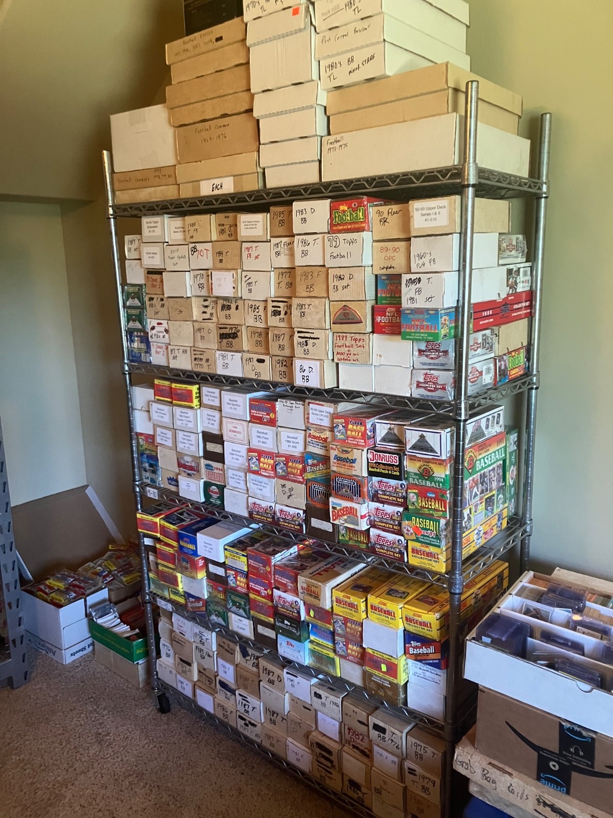 Baseball Factory Hand complete sets, Topps upper deck  fleer ultra Score Bowman