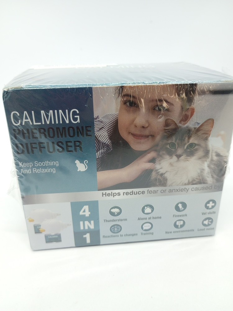 Cat Calming Diffuser 4 in 1 Multicat Calming Pheromones Diffusers Relief Stre...