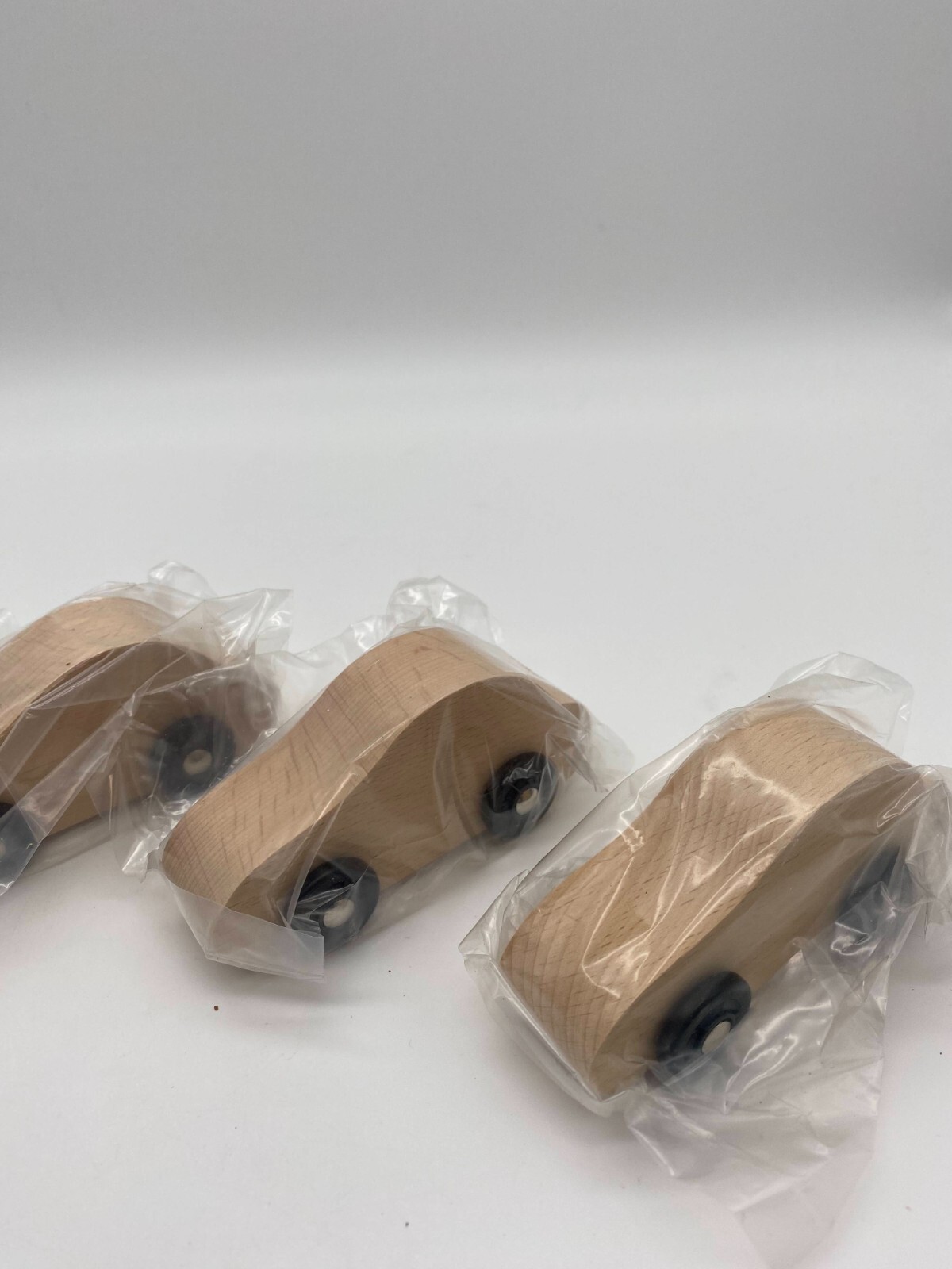 Set of 4 Wooden Cars to Paint/Decorate - New In Package