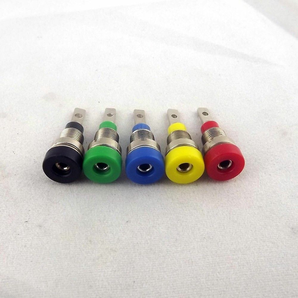 50x 2mm Binding Post Banana Socket Panel Mount Test Probe Multimeter Instrument